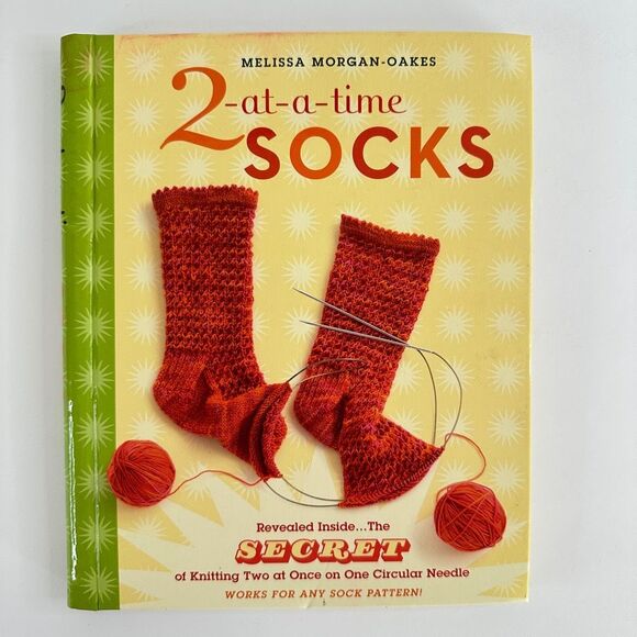 No Brand Other - 2/$8 Knitting 2 At a Time Socks book by Melissa Morgan-Oakes-Spiral Bound HC